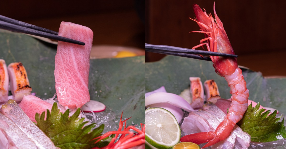 響壽司 鮪魚中腹 宜蘭葡萄蝦