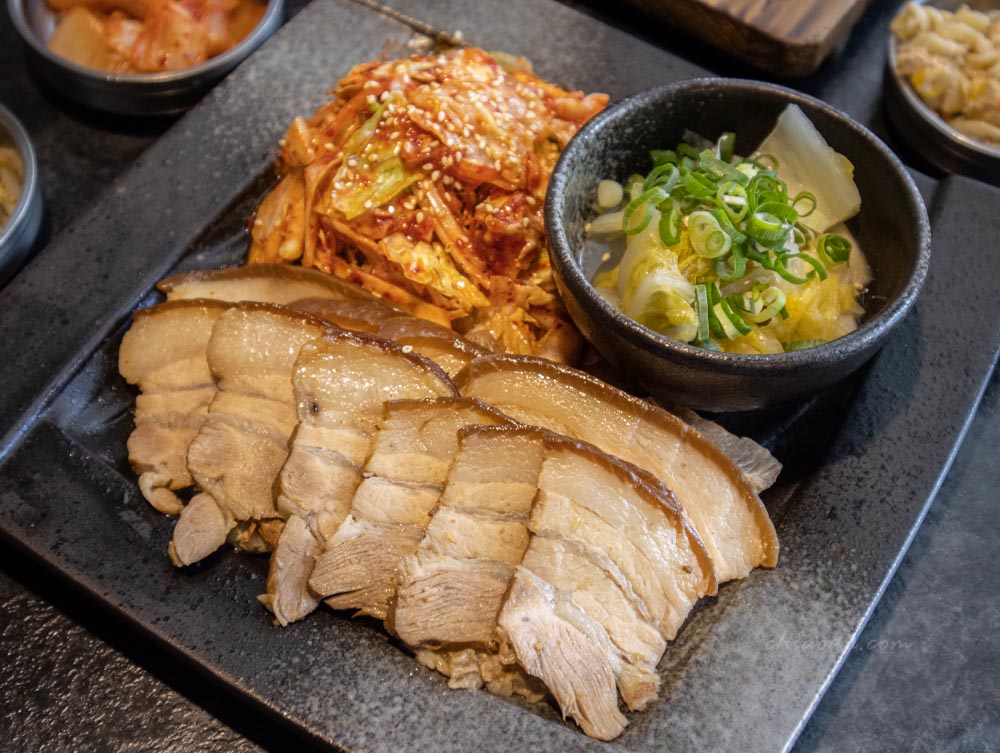 拉拉廚房　五花肉拼盤　台中韓式五花肉