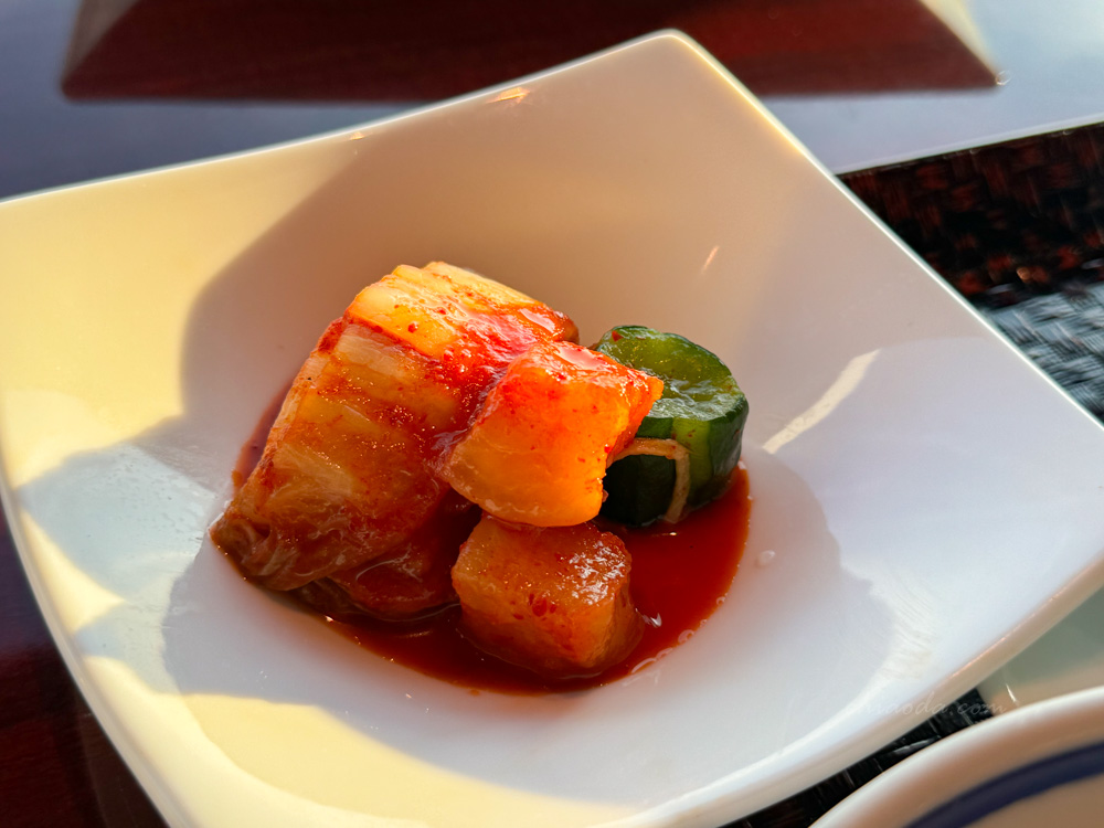敘敘苑商業午餐 泡菜