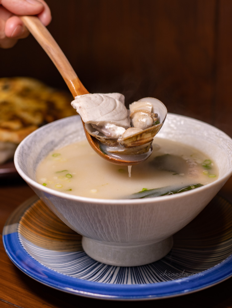 魚米有約　鮮魚蛤蠣魚白湯