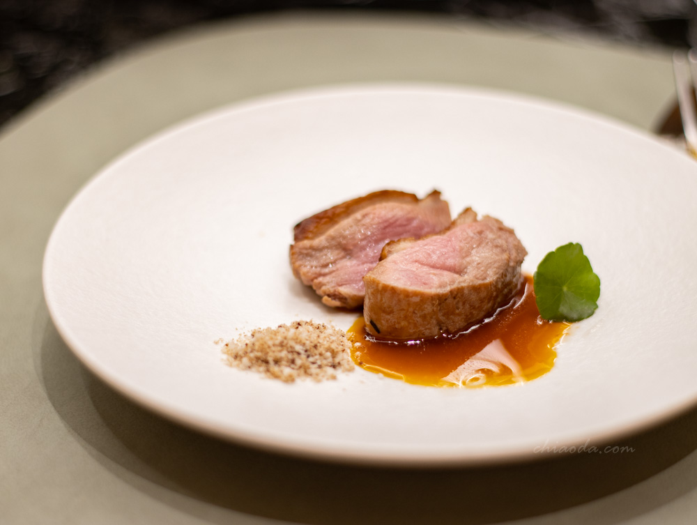 夏登法式鐵板燒　宜蘭櫻桃鴨胸佐黑糖橙汁 台中法式鐵板燒