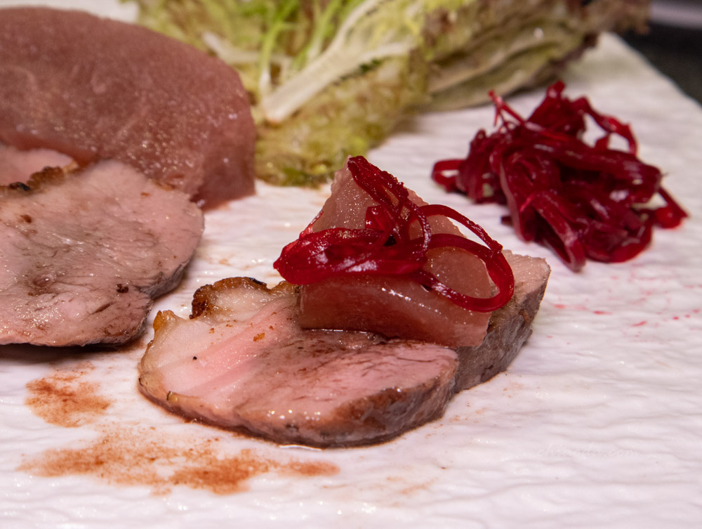 櫻福創意料理 紅酒燉梨 炭烤鴨胸