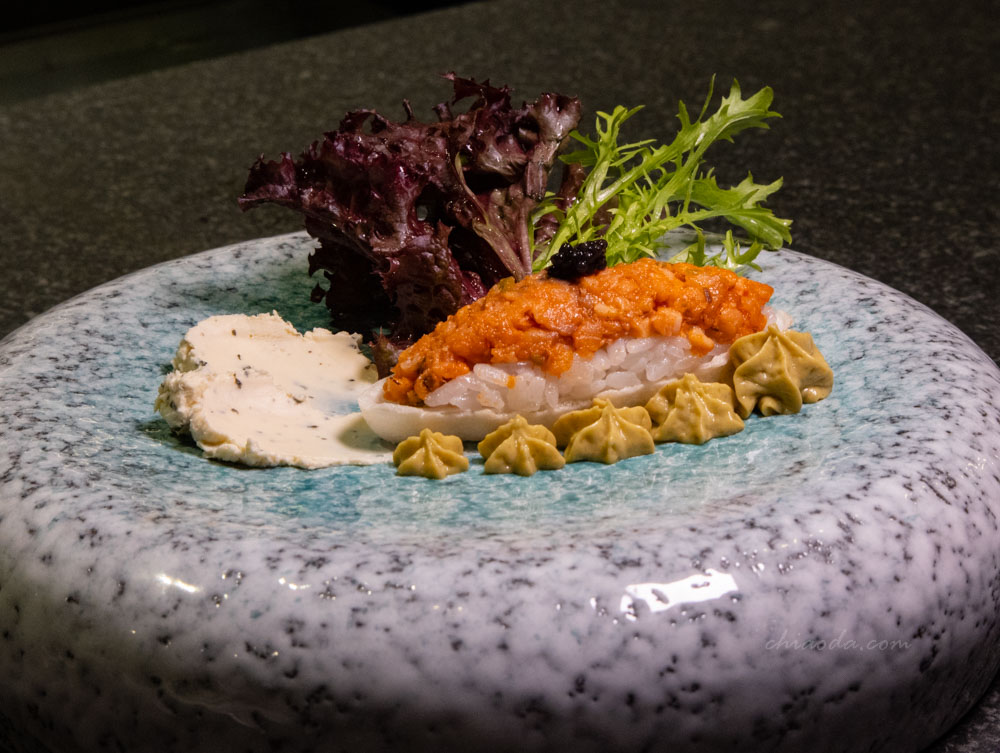 櫻福創意料理 前菜醃燻鮭魚