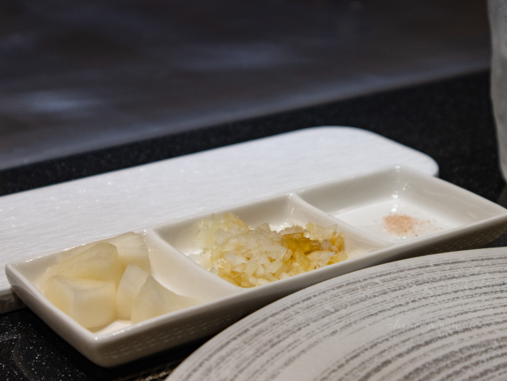 莫登鐵板燒台中北屯店 小菜鹽巴