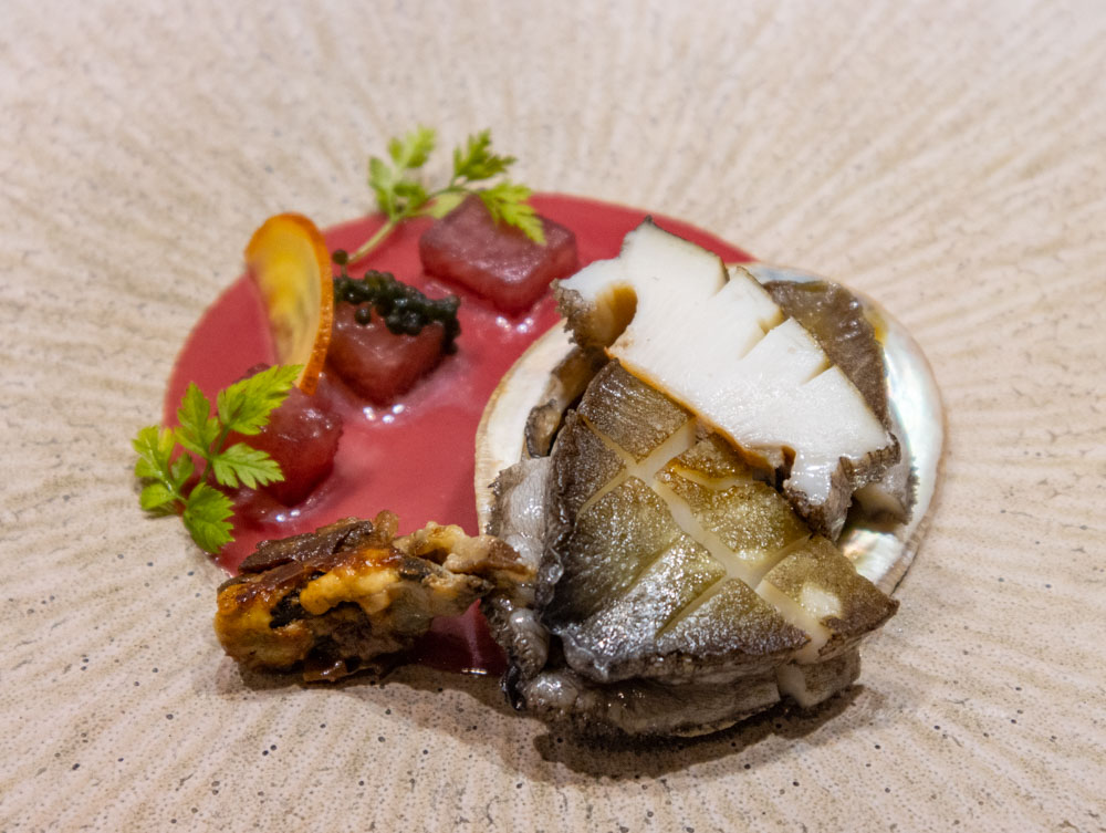 莫登鐵板燒 南非活鮑魚