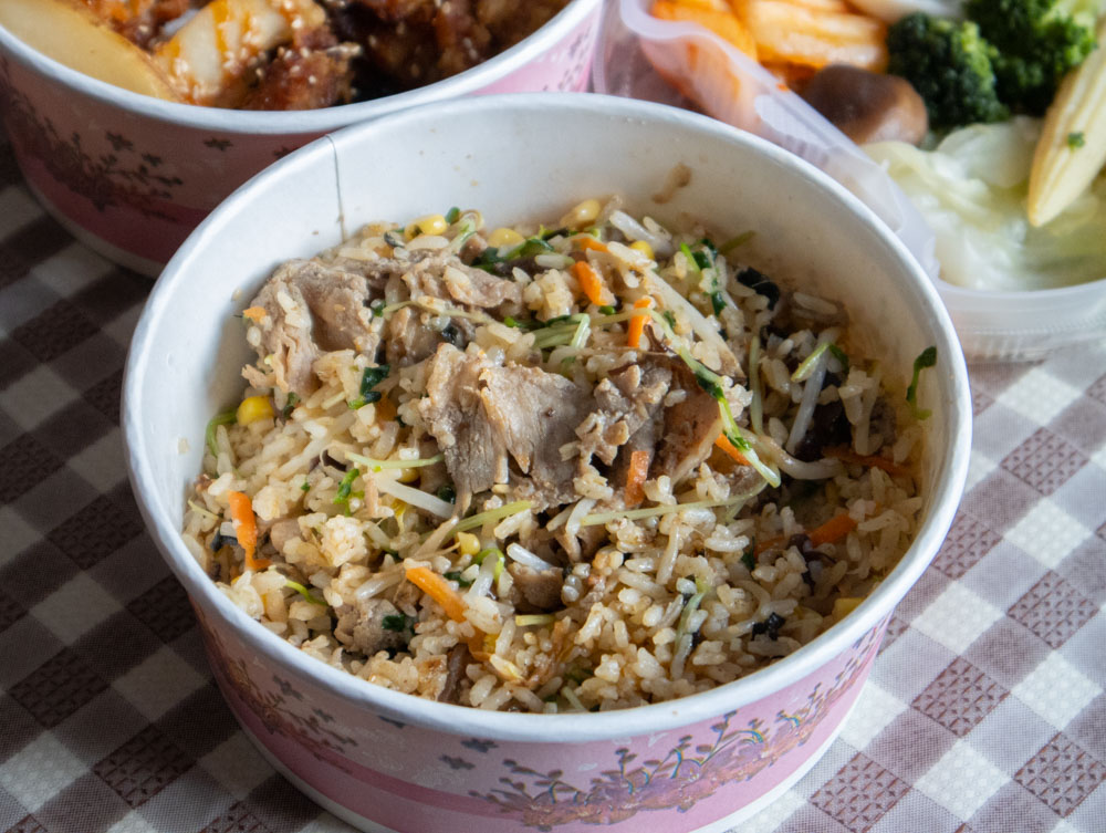 石全石美外帶鍋巴飯餐盒