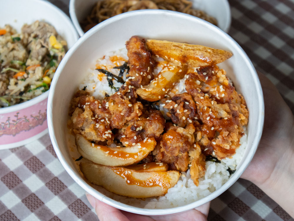 石全石美外帶餐盒 歐巴炸雞餐盒