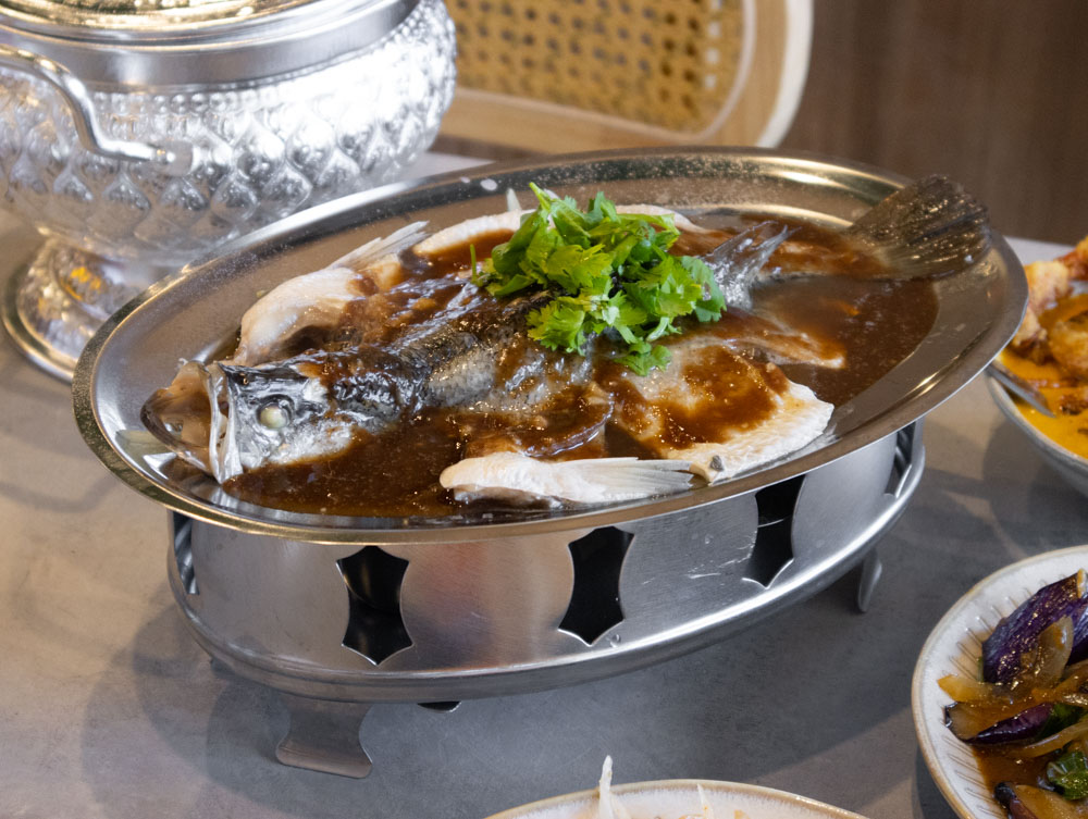 泰豪脈中清店　泰式清蒸羅望子鱸魚