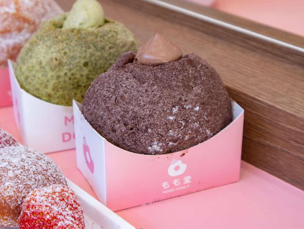 momo donut　可可生甜甜圈