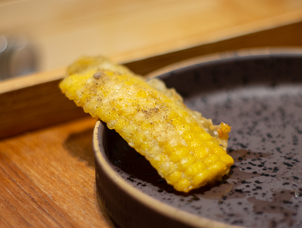 味市 お料理　水果玉米