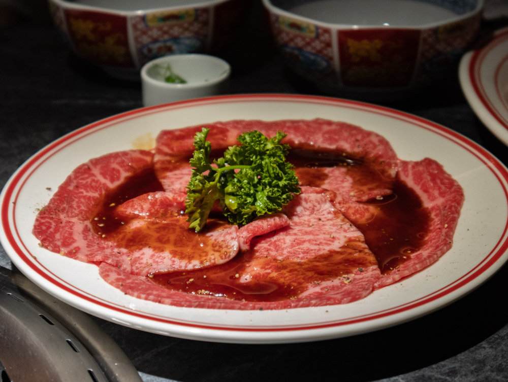 中山 red label 日本和牛赤身搭配漬蛋黃