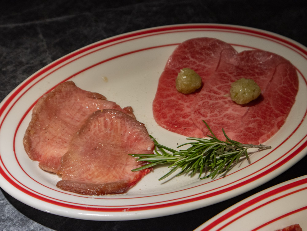 中山 red label 冷藏薄切牛舌以及板腱牛